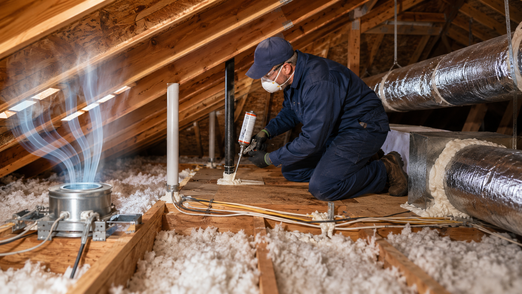 How Attic Air Sealing Works (And Why Insulation Alone Isn't Enough)