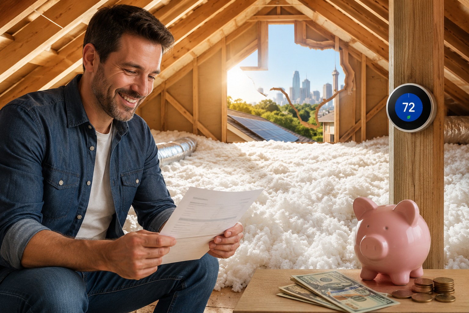 How Much Money Can Better Attic Insulation Save You in Texas?